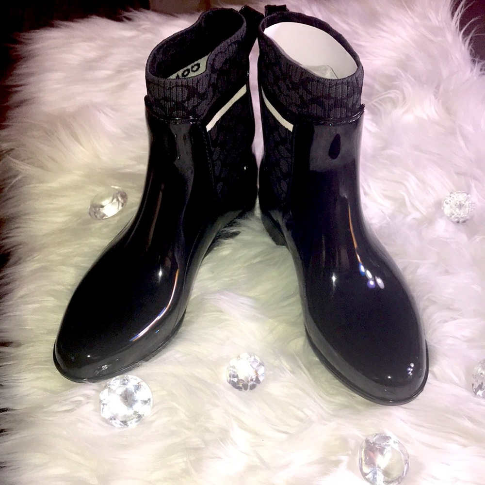 COACH RIVINGTON RUBBER BOOTS - Picture 5 of 9